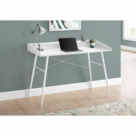 DAPHNES DINNETTE 48 in. Metal Computer Desk White - White DA3070857